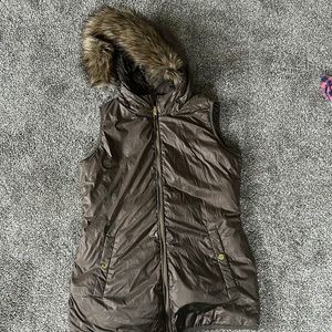 Michael Kors-Reversible Brown Vest-Small